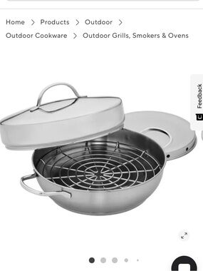 Demeyere by zwilling Demeyere Resto3 4-Piece Stainless-Steel Stovetop Smoker Set
